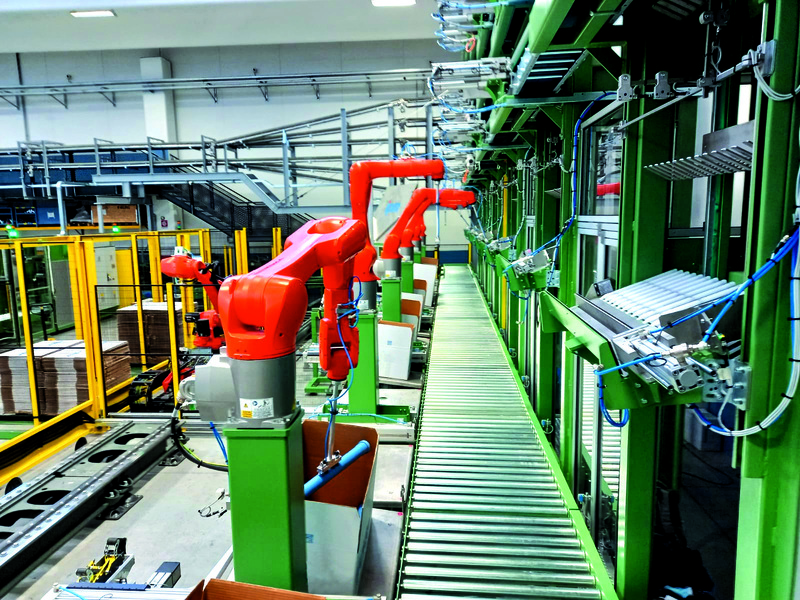 Automazione e imballaggio per linee di estrusione tubi