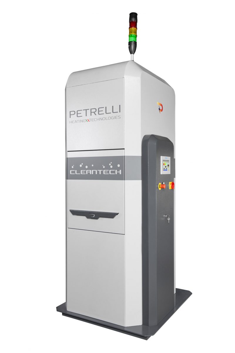 Forni Cleantech: pulizia di parti che contengono residui plastici