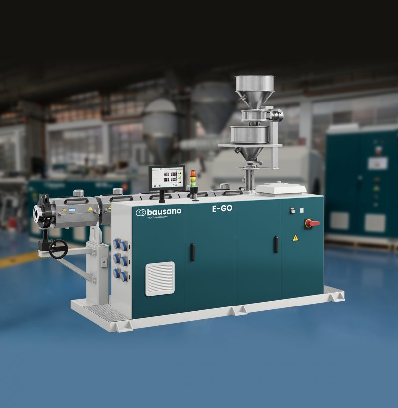 Estrusori monovite E-Go di Bausano per tubi in tutti i materiali