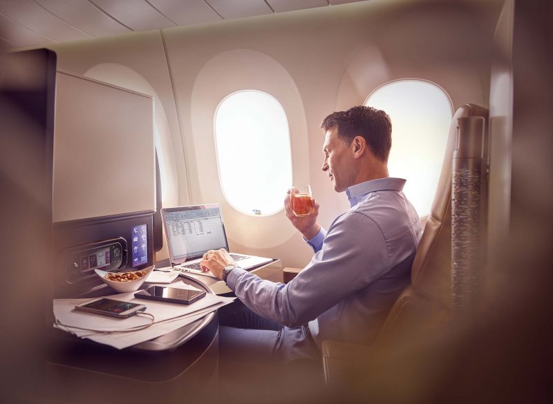 Design in volo: arredamento interno di aerei