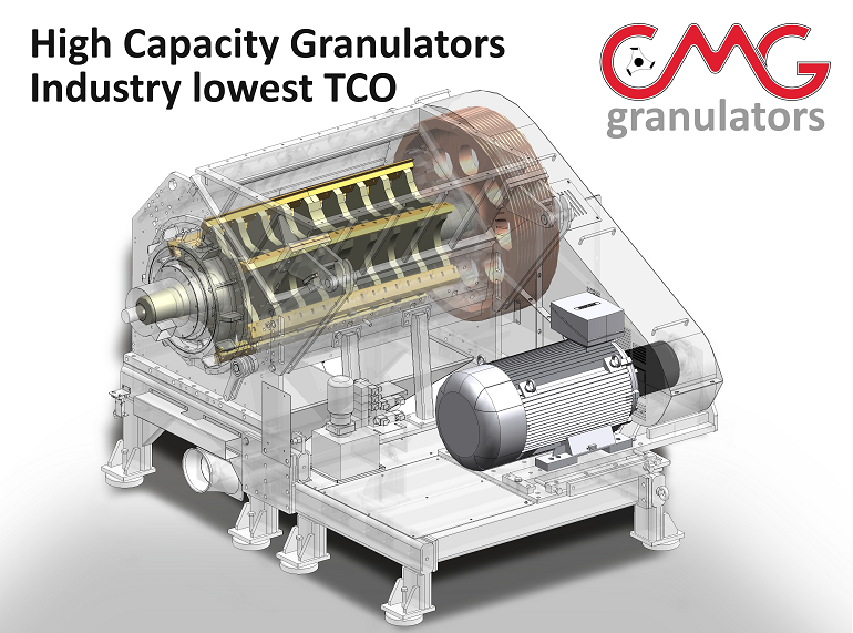 CMG Granulators al Plastics Recycling Technology 2023