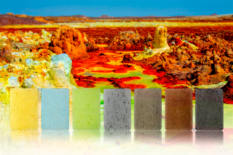 Masterbatch Collezione Dallol di Ampacet: tutti i colori dell’Africa
