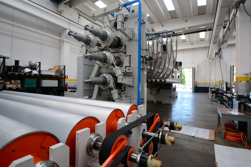 Componenti per impianti di lavorazione della gomma, plastiche e PVC