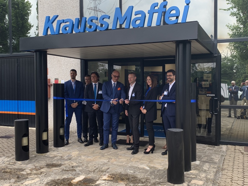 KraussMaffei inaugura il nuovo quartier generale in Italia