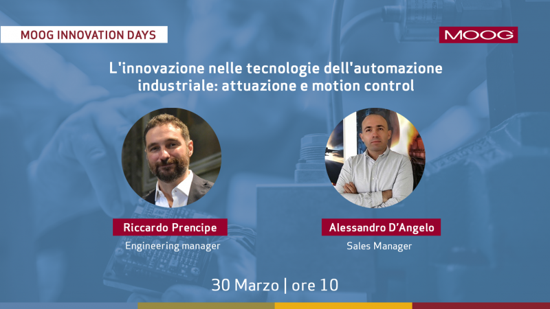 Moog Innovation Days: innovazione digitale in diretta streaming