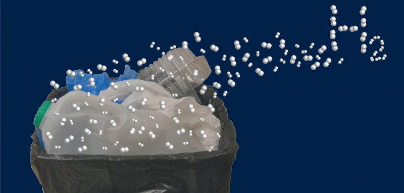 Idrogeno e carbonio dai rifiuti plastici