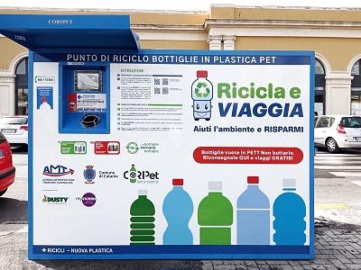 Gli ecocompattatori Coripet anche a Catania