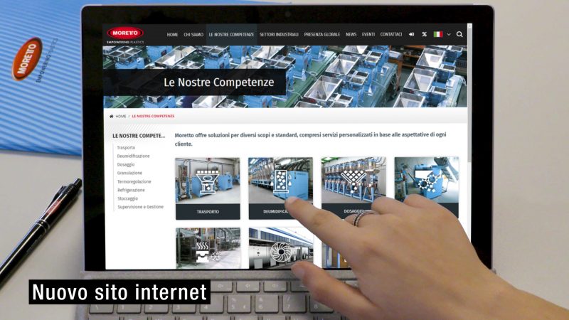 E’ online in nuovo sito web di Moretto