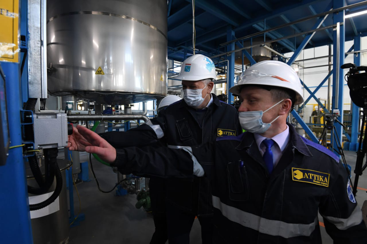 Nuovo stabilimento di resine polimeriche Attika in Russia
