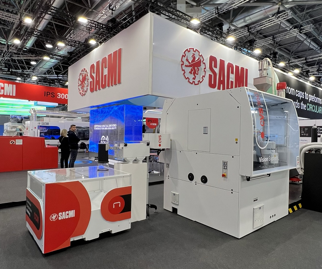 Sacmi a Chinaplas 2023: presse a compressione per tappi